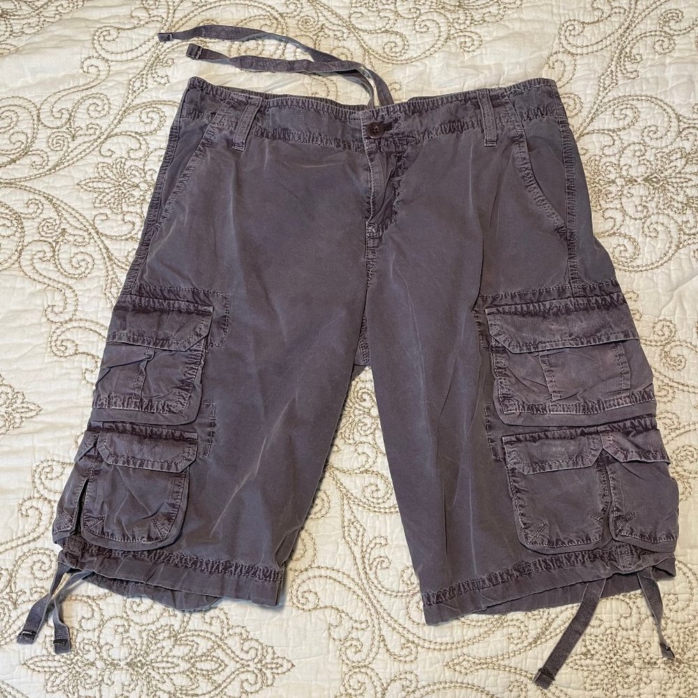 💜 GAP womens' purple cargo shorts 💜